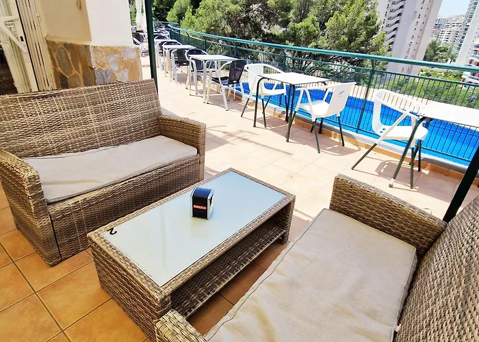Benidorm, Playa Poniente, Con Vista Al Mar * 베니돔
